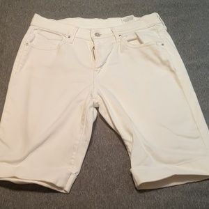 Levi White Denim Cut offs